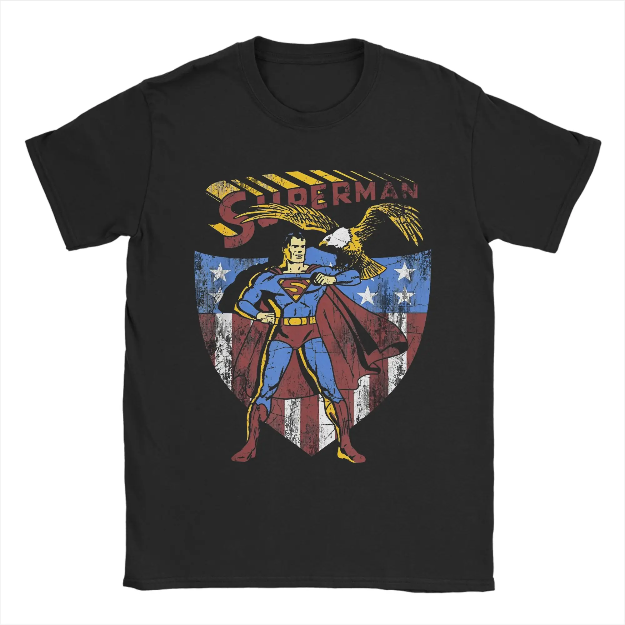 Men Women Comics Supermans T Shirts 100% Cotton Tops Casual Short Sleeve Round Collar Tees Gift Idea T-Shirt - Image 17