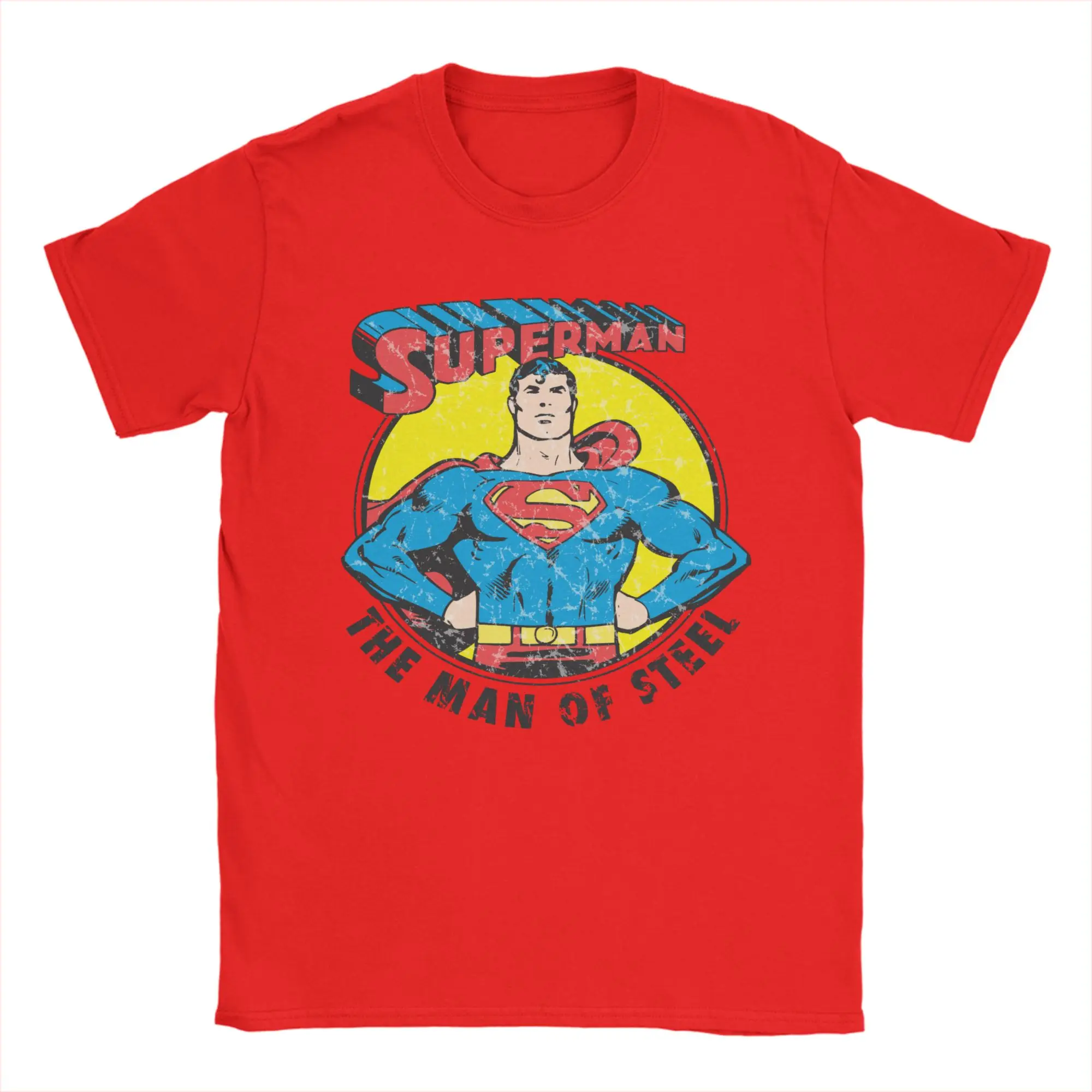 Men Women Comics Supermans T Shirts 100% Cotton Tops Casual Short Sleeve Round Collar Tees Gift Idea T-Shirt - Image 13