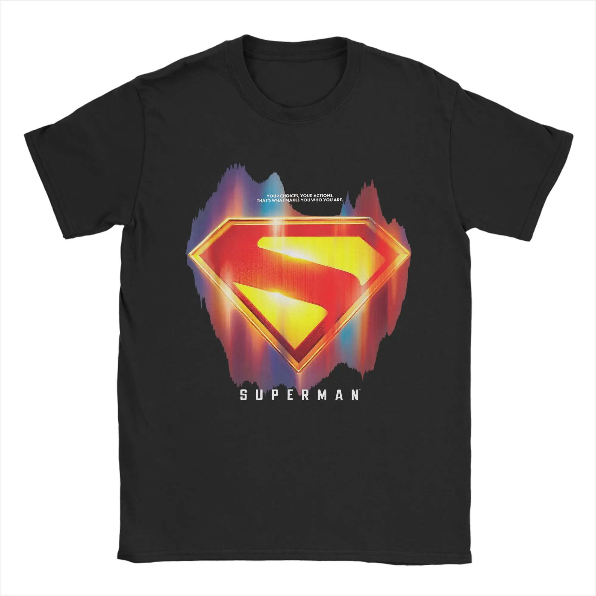 Men Women Comics Supermans T Shirts 100% Cotton Tops Casual Short Sleeve Round Collar Tees Gift Idea T-Shirt - Image 25
