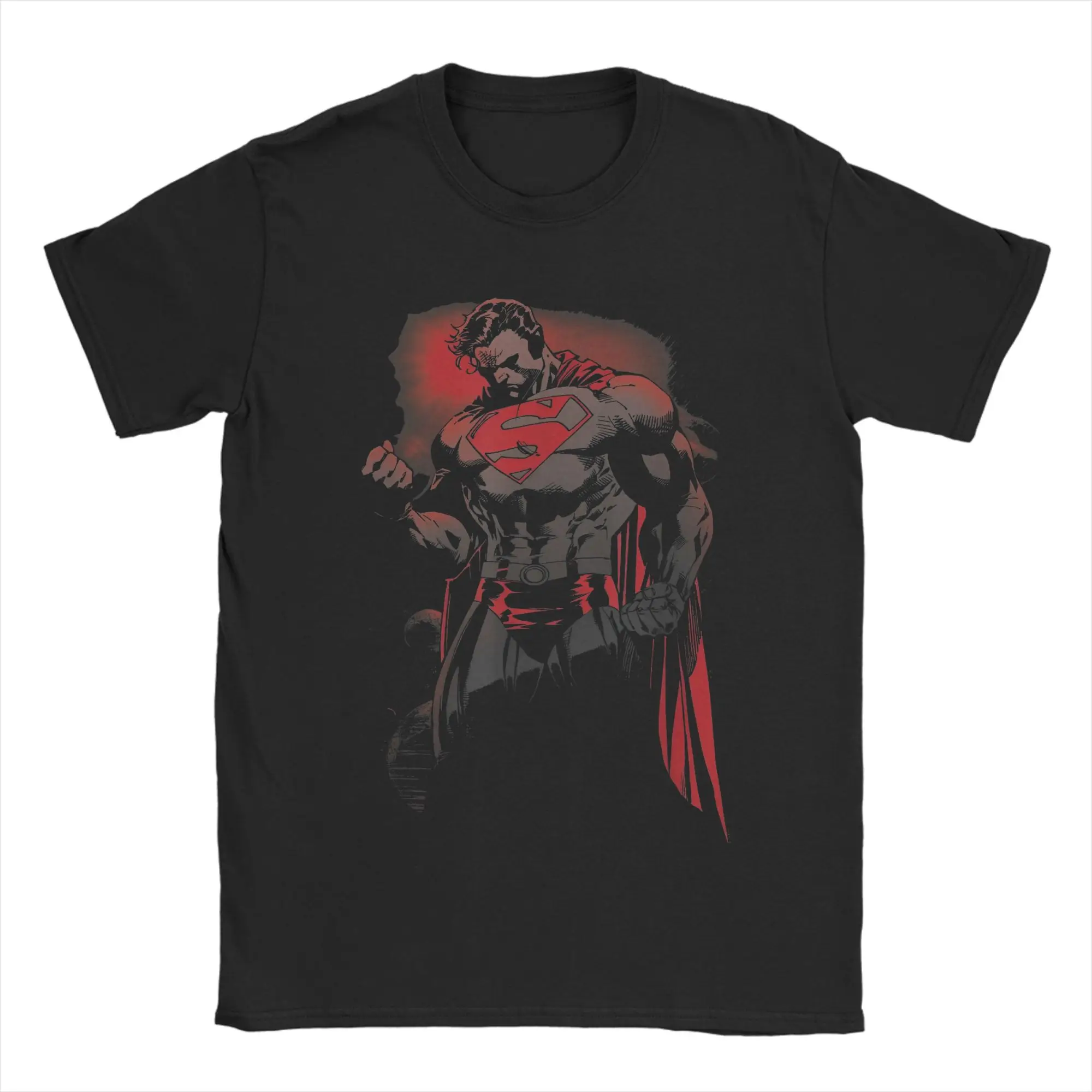 Men Women Comics Supermans T Shirts 100% Cotton Tops Casual Short Sleeve Round Collar Tees Gift Idea T-Shirt - Image 23