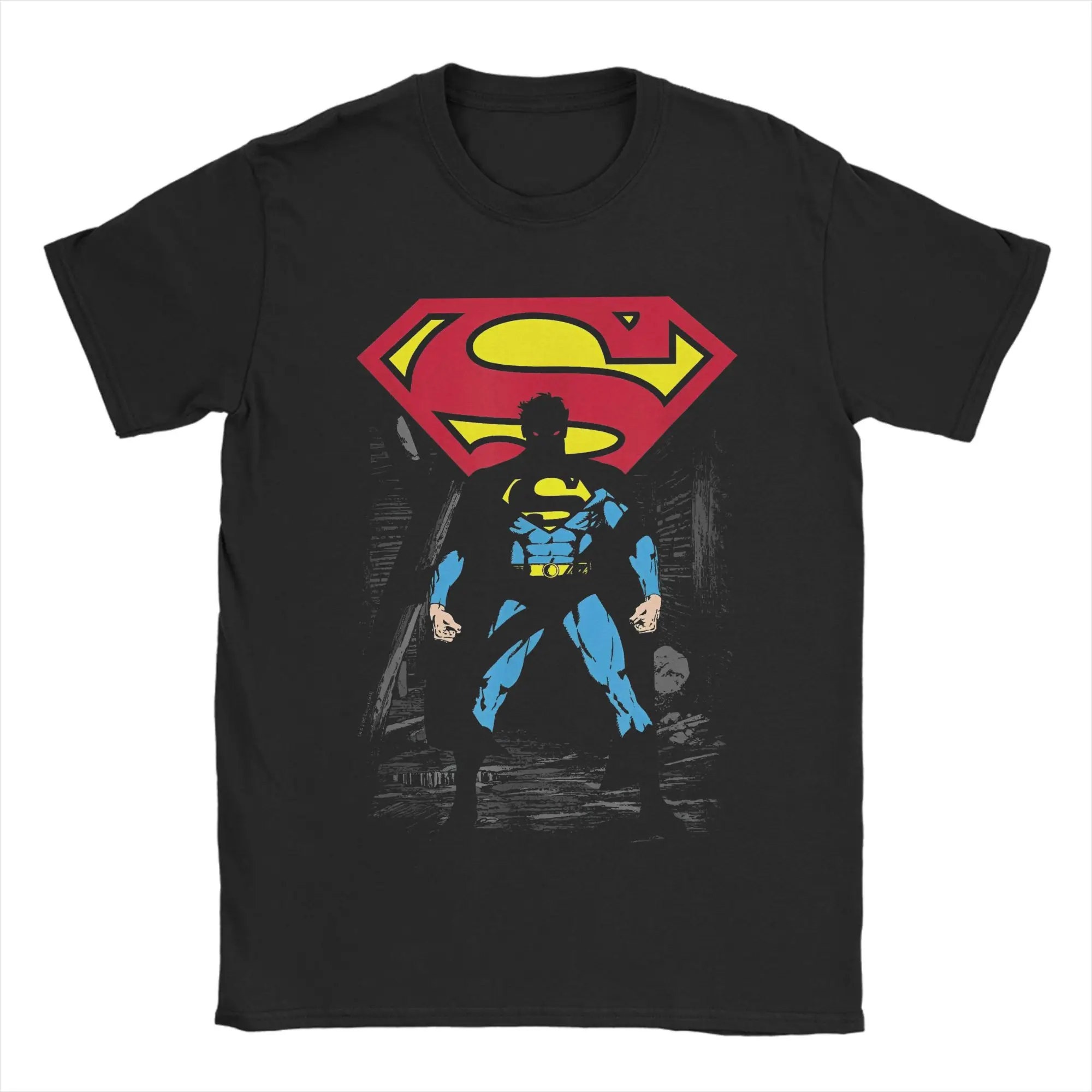 Men Women Comics Supermans T Shirts 100% Cotton Tops Casual Short Sleeve Round Collar Tees Gift Idea T-Shirt - Image 22