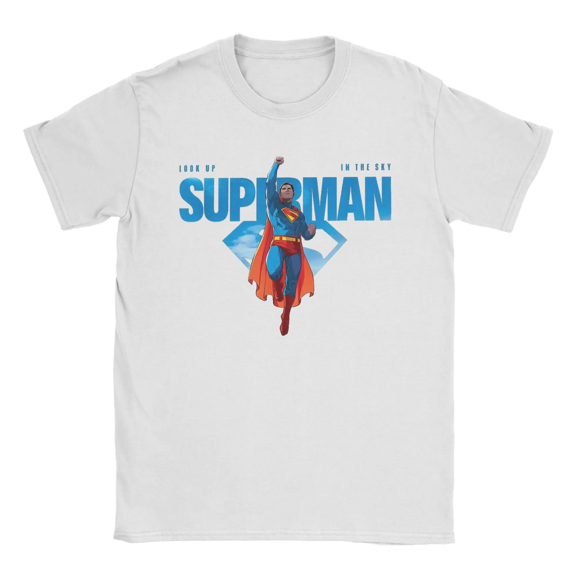 Men Women Comics Supermans T Shirts 100% Cotton Tops Casual Short Sleeve Round Collar Tees Gift Idea T-Shirt - Image 9